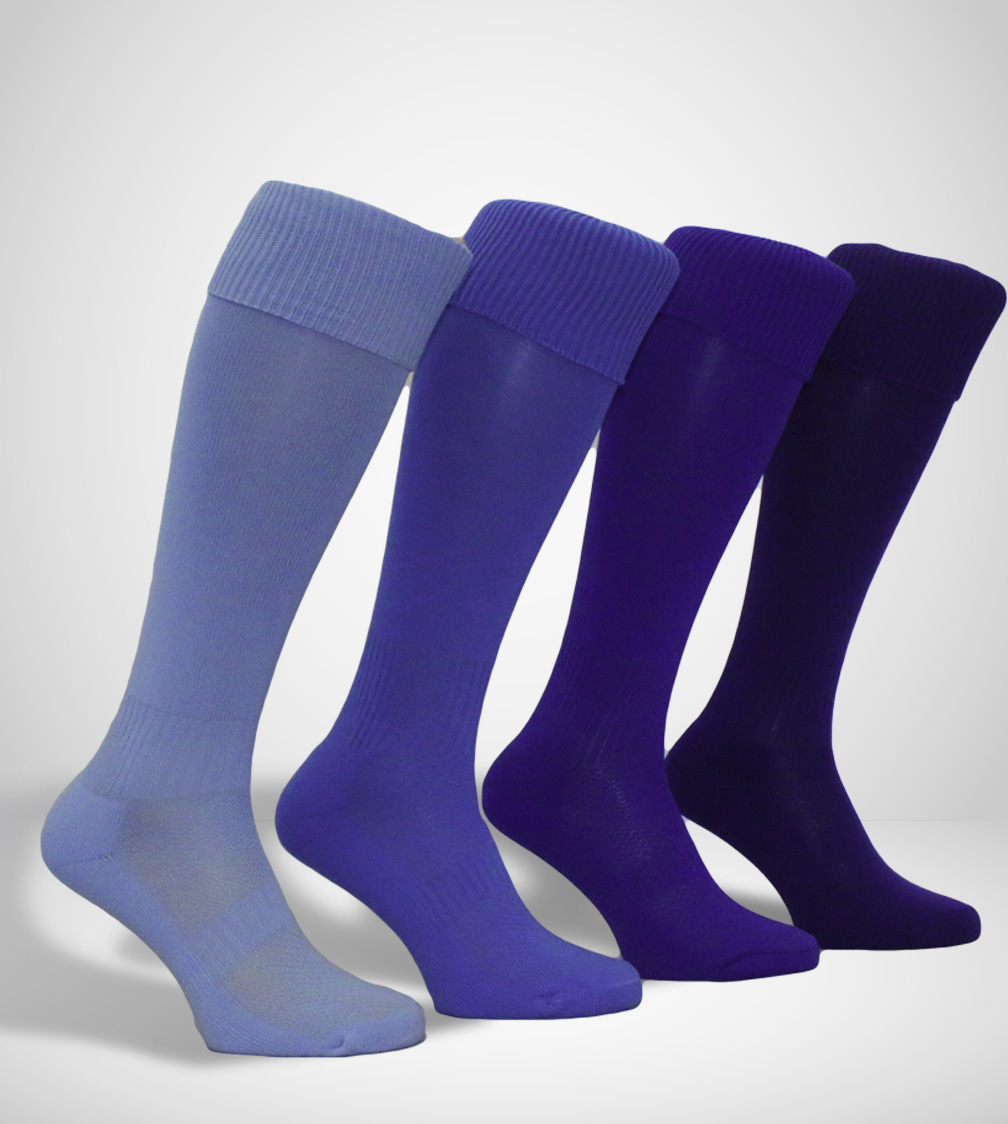 Plain Football Hockey socks 4-6 uk Boot 37-39 eur 5-8 us  Royal Blue 